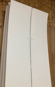 EPS Shortboard type  -Black Wood Stringer-