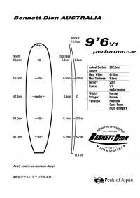 PUロングブランクス 9'6V1 performance