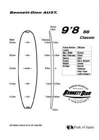 PUロングブランクス 9'8"BB classic