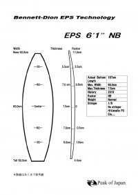 Newモデル　EPS6'1"NB